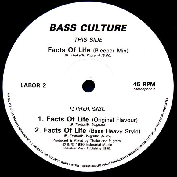 Bass Culture – The Facts Of Life