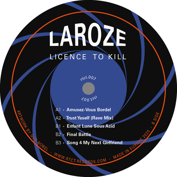 Laroze ‎– Licence To Kill
