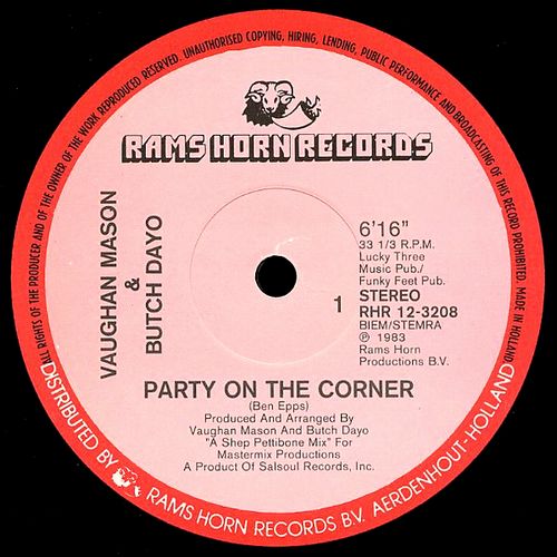 Vaughan Mason & Butch Dayo – Party On The Corner